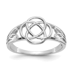 14k White Gold Ladies Celtic Knot Ring 14k White Gold Ladies Celtic Knot Ring