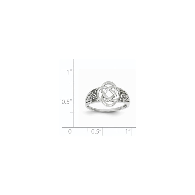 14k White Gold Ladies Celtic Knot Ring 14k White Gold Ladies Celtic Knot Ring
