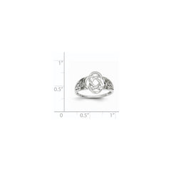 14k White Gold Ladies Celtic Knot Ring 14k White Gold Ladies Celtic Knot Ring