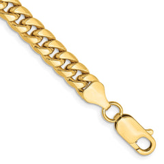 14K 8 inch 6mm Semi-Solid Miami Cuban with Lobster Clasp Bracelet 14K 8 inch 6mm Semi-Solid Miami Cuban with Lobster Clasp Bracelet