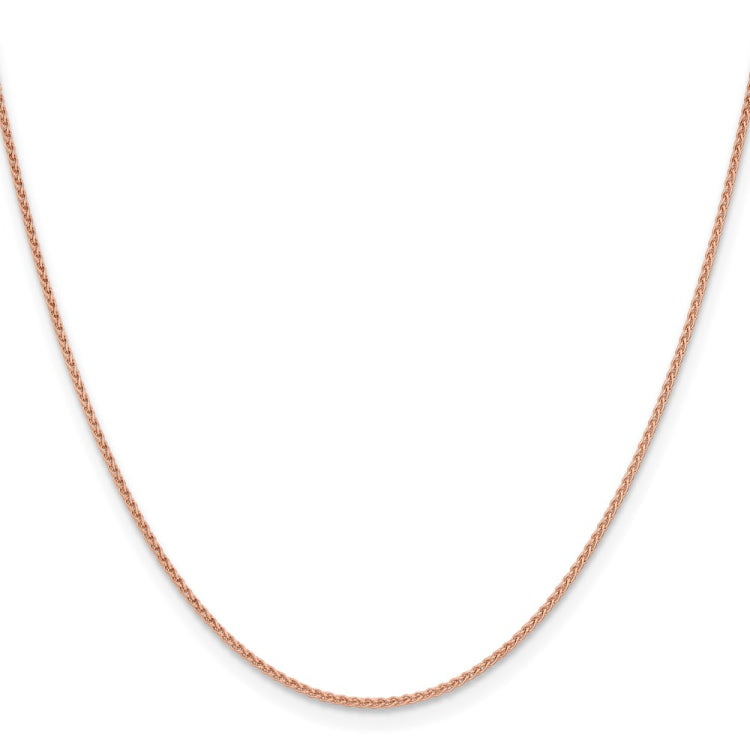 14K Rose Gold 18 inch 1.25mm Solid Polished Spiga with Lobster Clasp Chain 14K Rose Gold 18 inch 1.25mm Solid Polished Spiga with Lobster Clasp Chain