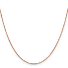 14K Rose Gold 18 inch 1.25mm Solid Polished Spiga with Lobster Clasp Chain 14K Rose Gold 18 inch 1.25mm Solid Polished Spiga with Lobster Clasp Chain