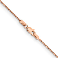 14K Rose Gold 18 inch 1.25mm Solid Polished Spiga with Lobster Clasp Chain 14K Rose Gold 18 inch 1.25mm Solid Polished Spiga with Lobster Clasp Chain
