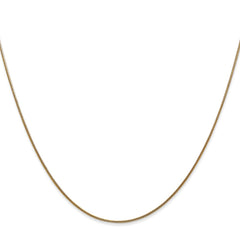 14K 18 inch .8mm Round Snake with Lobster Clasp Chain 14K 18 inch .8mm Round Snake with Lobster Clasp Chain