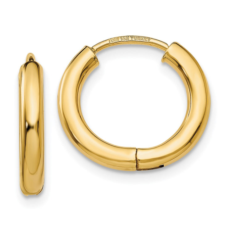 14k Polished Hollow Hoop Earrings 14k Polished Hollow Hoop Earrings