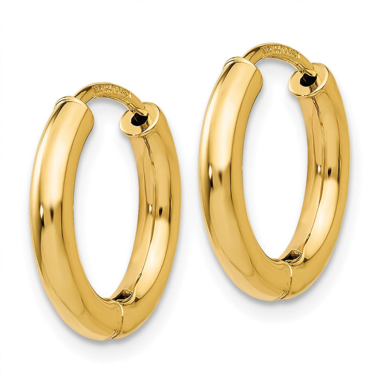 14k Polished Hollow Hoop Earrings 14k Polished Hollow Hoop Earrings