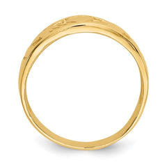 14k Ladies Claddagh Band 14k Ladies Claddagh Band