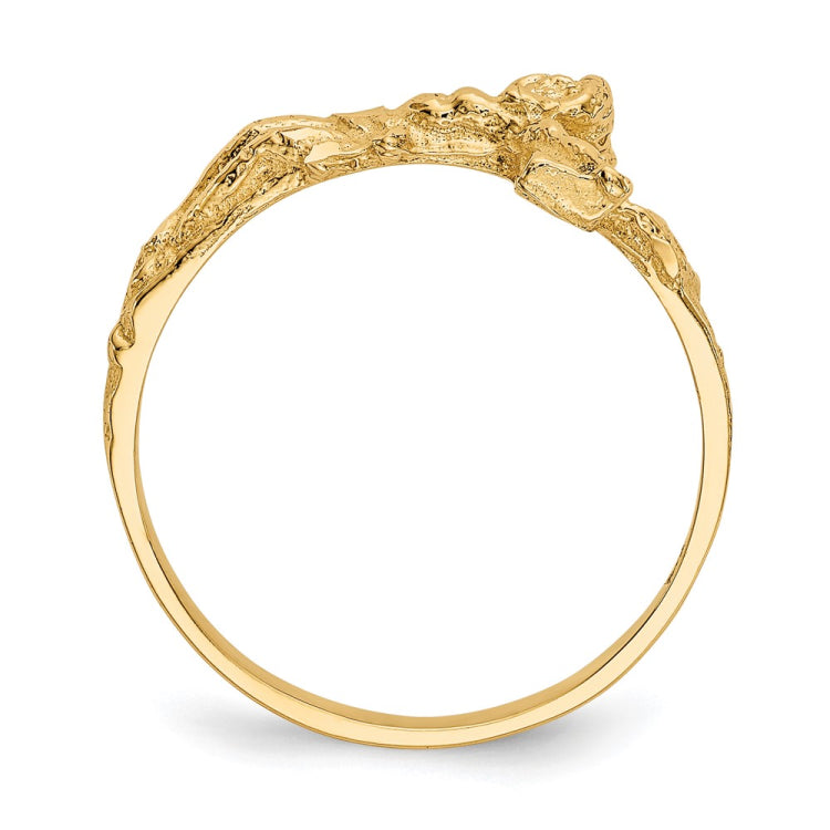 14K Diamond-cut Crucifix Ring 14K Diamond-cut Crucifix Ring