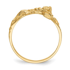 14K Diamond-cut Crucifix Ring 14K Diamond-cut Crucifix Ring