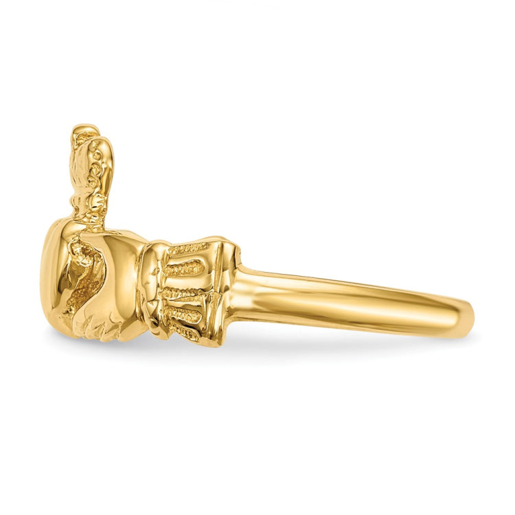 14k Polished Claddagh Ring 14k Polished Claddagh Ring