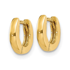 14k Polished Round Hinged Hoop Earrings 14k Polished Round Hinged Hoop Earrings