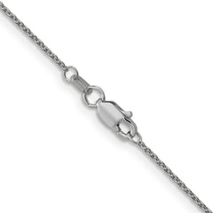 14K White Gold 18 inch 1mm Round Open Link Cable with Lobster Clasp Chain 14K White Gold 18 inch 1mm Round Open Link Cable with Lobster Clasp Chain