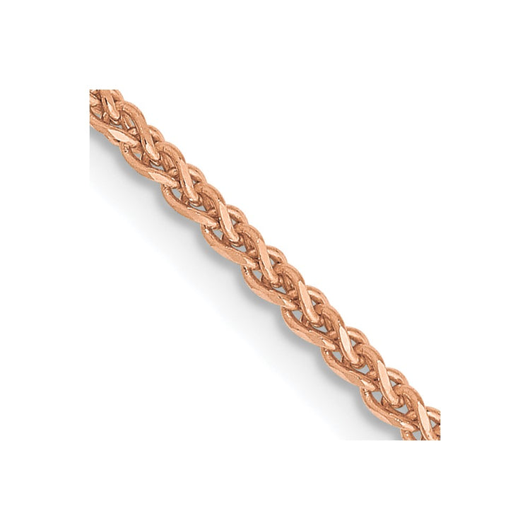 14K Rose Gold 18 inch 1.7mm Diamond-cut Spiga with Lobster Clasp Chain 14K Rose Gold 18 inch 1.7mm Diamond-cut Spiga with Lobster Clasp Chain