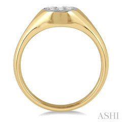 1/3 Ctw Round Shape Lovebright Diamond Ring in 14K Yellow and White Gold 1/3 Ctw Round Shape Lovebright Diamond Ring in 14K Yellow and White Gold