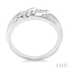 1/8 Ctw Round Cut Diamond Women's Ring in 14K White Gold 1/8 Ctw Round Cut Diamond Women's Ring in 14K White Gold