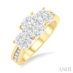 1 ctw Lovebright Round Cut Diamond Ring in 14K Yellow and White Gold 1 ctw Lovebright Round Cut Diamond Ring in 14K Yellow and White Gold