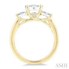 1 ctw Lovebright Round Cut Diamond Ring in 14K Yellow and White Gold 1 ctw Lovebright Round Cut Diamond Ring in 14K Yellow and White Gold