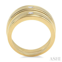 1/6 ctw Princess Cut Diamond Duos Ring Set in 14K Yellow Gold 1/6 ctw Princess Cut Diamond Duos Ring Set in 14K Yellow Gold