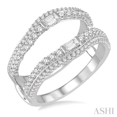 3/4 ctw Diamond Insert Ring in 14K White Gold 3/4 ctw Diamond Insert Ring in 14K White Gold
