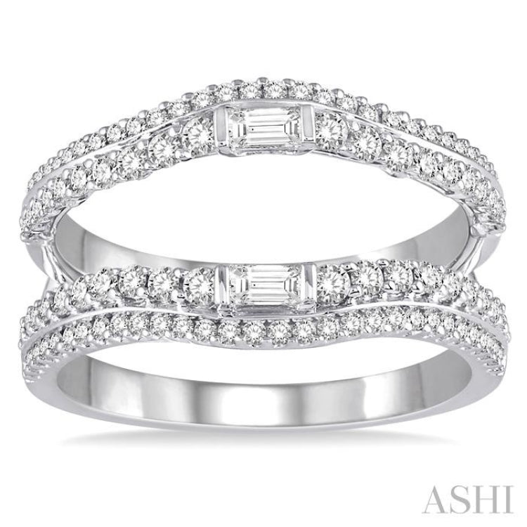 3/4 ctw Diamond Insert Ring in 14K White Gold 3/4 ctw Diamond Insert Ring in 14K White Gold