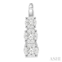 3/4 ctw Diamond Lovebright Earrings in 14K White Gold 3/4 ctw Diamond Lovebright Earrings in 14K White Gold
