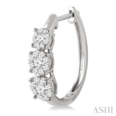3/4 ctw Diamond Lovebright Earrings in 14K White Gold 3/4 ctw Diamond Lovebright Earrings in 14K White Gold