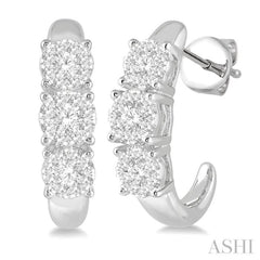 1/2 ctw Lovebright Round Cut Diamond Earrings in 14K White Gold 1/2 ctw Lovebright Round Cut Diamond Earrings in 14K White Gold