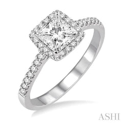 1/4 Ctw Diamond Semi-mount Engagement Ring in 14K White Gold 1/4 Ctw Diamond Semi-mount Engagement Ring in 14K White Gold