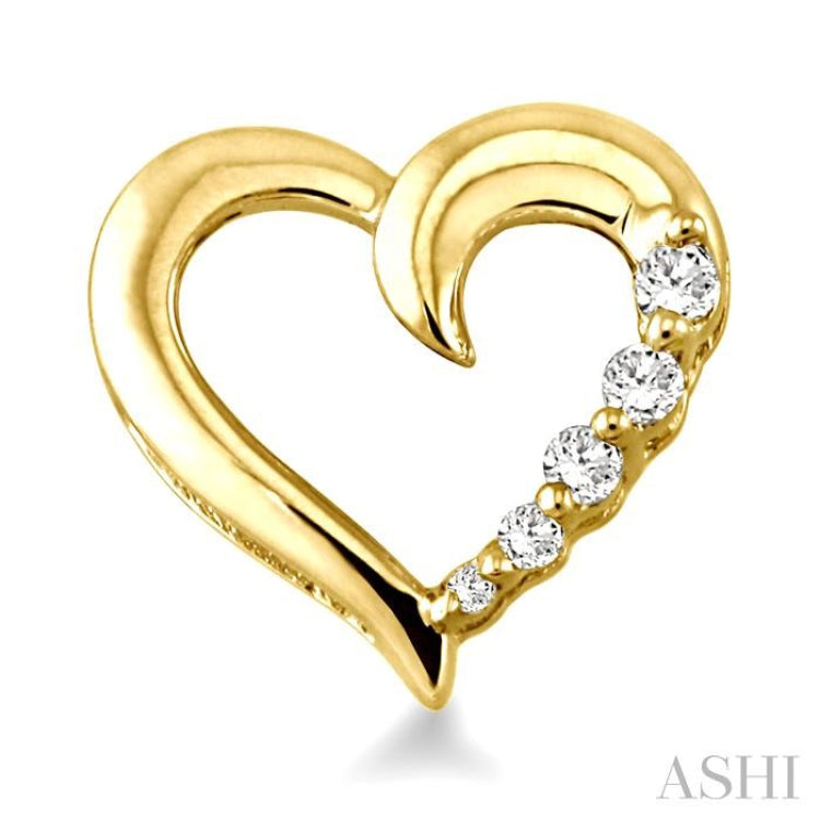 1/8 Ctw Round Cut Diamond Journey Earrings in 14K Yellow Gold 1/8 Ctw Round Cut Diamond Journey Earrings in 14K Yellow Gold