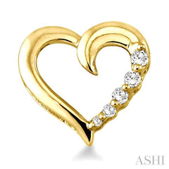 1/8 Ctw Round Cut Diamond Journey Earrings in 14K Yellow Gold 1/8 Ctw Round Cut Diamond Journey Earrings in 14K Yellow Gold