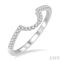 1/5 Ctw Round Cut Diamond Wedding Band in 14K White Gold 1/5 Ctw Round Cut Diamond Wedding Band in 14K White Gold