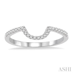 1/5 Ctw Round Cut Diamond Wedding Band in 14K White Gold 1/5 Ctw Round Cut Diamond Wedding Band in 14K White Gold