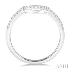 1/5 Ctw Round Cut Diamond Wedding Band in 14K White Gold 1/5 Ctw Round Cut Diamond Wedding Band in 14K White Gold