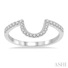 1/4 Ctw Round Cut Diamond Wedding Band in 14K White Gold 1/4 Ctw Round Cut Diamond Wedding Band in 14K White Gold