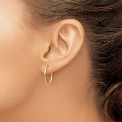14k 1.5mm Polished Round Endless Hoop Earrings 14k 1.5mm Polished Round Endless Hoop Earrings