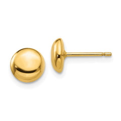 14k Polished Half Ball Post Ear 14k Polished Half Ball Post Ear