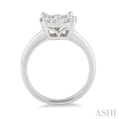 3/4 Ctw Lovebright Round Cut Diamond Ring in 14K White Gold 3/4 Ctw Lovebright Round Cut Diamond Ring in 14K White Gold