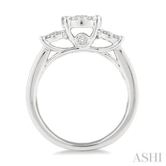 3/4 Ctw Lovebright Round Cut Diamond Ring in 14K White Gold 3/4 Ctw Lovebright Round Cut Diamond Ring in 14K White Gold