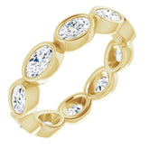 10K Yellow Gold 1 9/10 CTW Lab-Grown Diamond Eternity Band Size 7.25