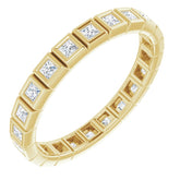 10K Yellow Gold 1/2 CTW Lab-Grown Diamond Eternity Band Size 6.25