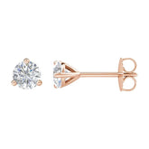 14K Rose Gold 1/2 CTW Natural Diamond Stud Earrings