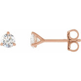 14K Rose Gold 1/3 CTW Lab-Grown Diamond Stud Earrings