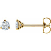 14K Yellow Gold 3/4 CTW Lab-Grown Diamond Stud Earrings