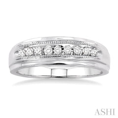 1/8 Ctw Round Cut Diamond Women's Ring in 10K White Gold 1/8 Ctw Round Cut Diamond Women's Ring in 10K White Gold