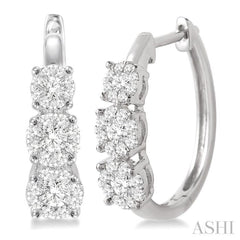 3/4 ctw Diamond Lovebright Earrings in 14K White Gold 3/4 ctw Diamond Lovebright Earrings in 14K White Gold