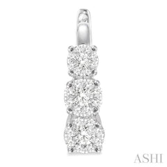 3/4 ctw Diamond Lovebright Earrings in 14K White Gold 3/4 ctw Diamond Lovebright Earrings in 14K White Gold