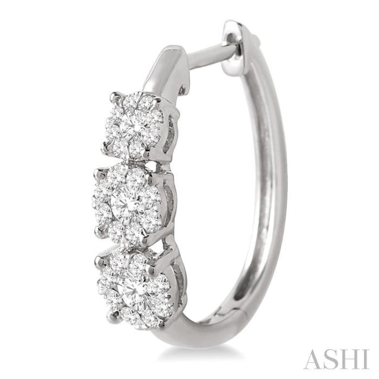 3/4 ctw Diamond Lovebright Earrings in 14K White Gold 3/4 ctw Diamond Lovebright Earrings in 14K White Gold