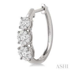 3/4 ctw Diamond Lovebright Earrings in 14K White Gold 3/4 ctw Diamond Lovebright Earrings in 14K White Gold