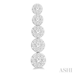 1 1/6 ctw Lovebright Round Cut Diamond Earrings in 14K White Gold 1 1/6 ctw Lovebright Round Cut Diamond Earrings in 14K White Gold