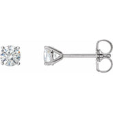 14K White Gold 3/4 CTW Natural Diamond Cocktail-Style Earrings